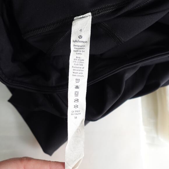 Lululemon Leggings Womens 4 Fast Free II 24" Black Yoga Run Gym Workout Athletic - Picture 9 of 10